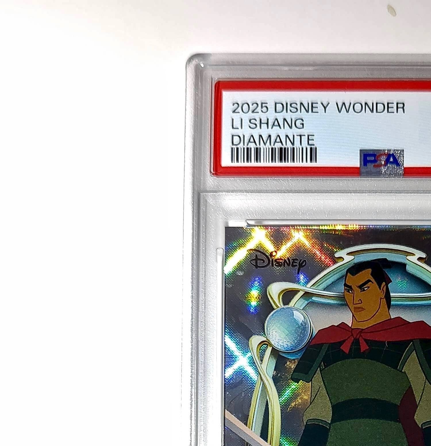 Li Shang 2025 Topps Disney Wonder #64 Winter Variant Card Mulan PSA 10
