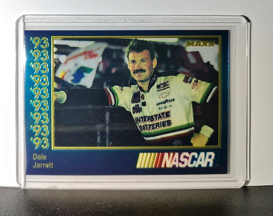 Dale Jarrett 1993 Maxx Premier Plus Racing #18 NASCAR Card Joe Gibbs Racing