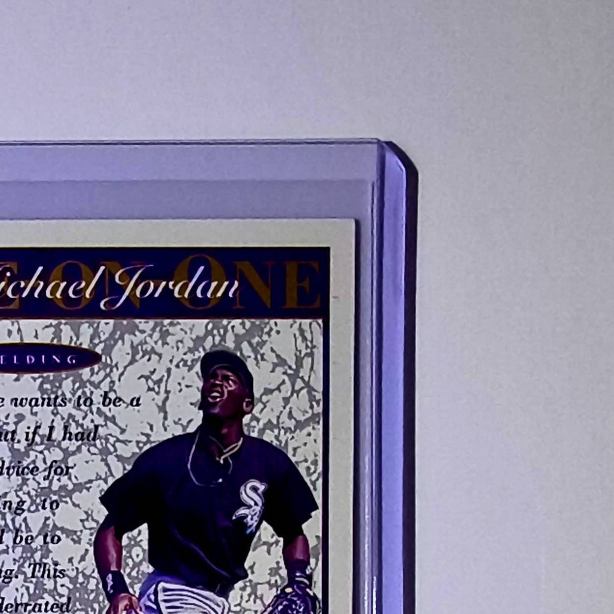 Michael Jordan 1995 Upper Deck Minors #2 Baseball Card Birmingham Barons