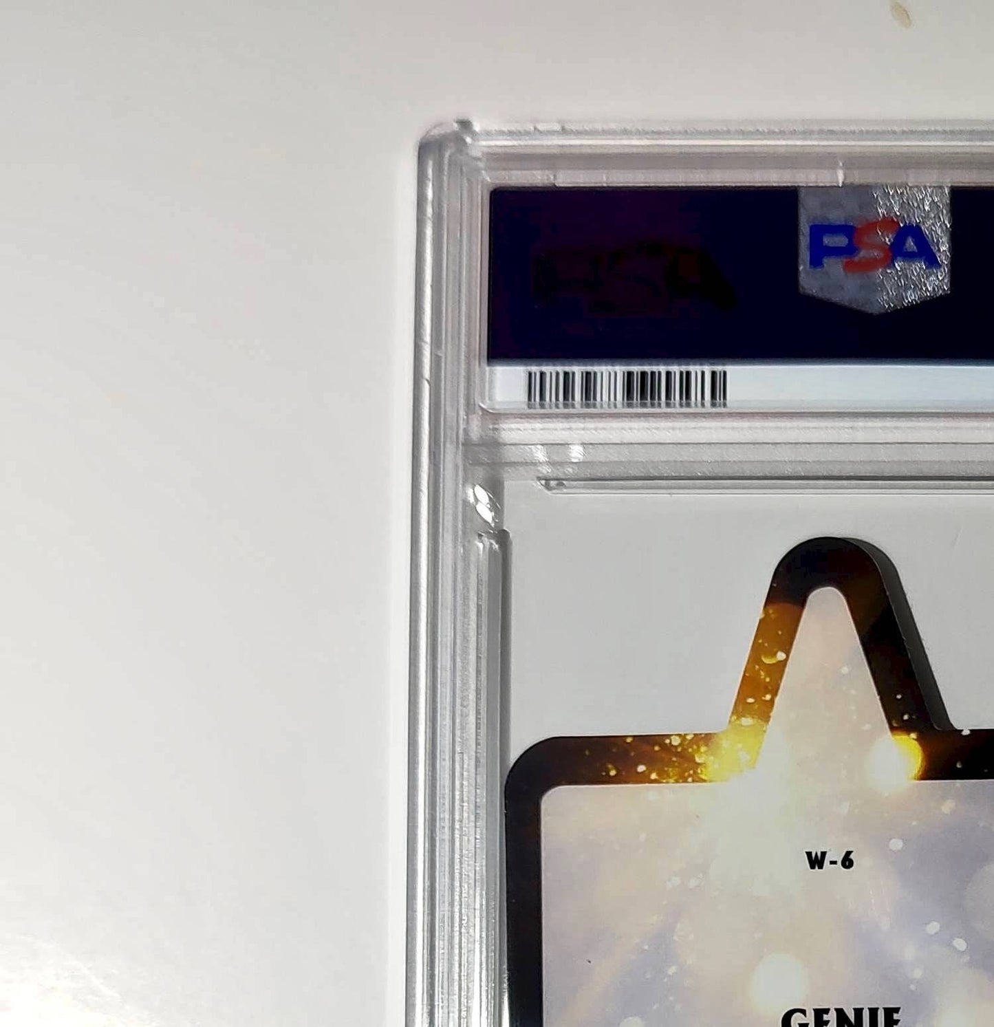 Genie 2025 Topps Chrome Disney #W-6 Wish Upon A Star Die Cut Card Aladdin PSA 9