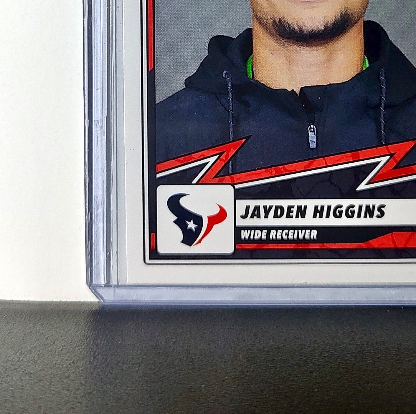 Jayden Higgins Rookie 2025 Panini NFL #82 Sticker Card Houston Texans