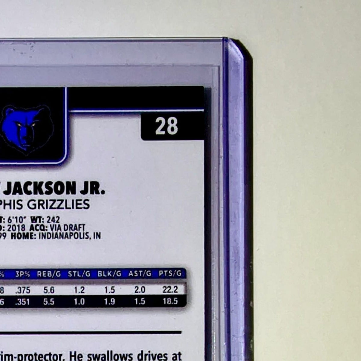 Jaren Jackson Jr. 2025-26 NBA Topps Chrome Update X-Fractor #28 Card Grizzlies