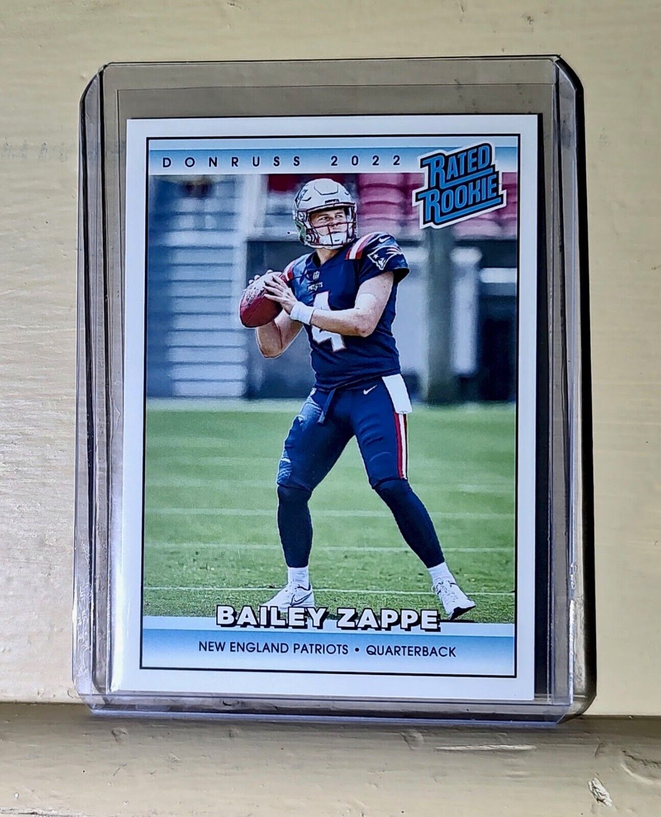 Bailey Zappe 2022 NFL Panini #39 Rated Rookie Retro Football Card 1/4094