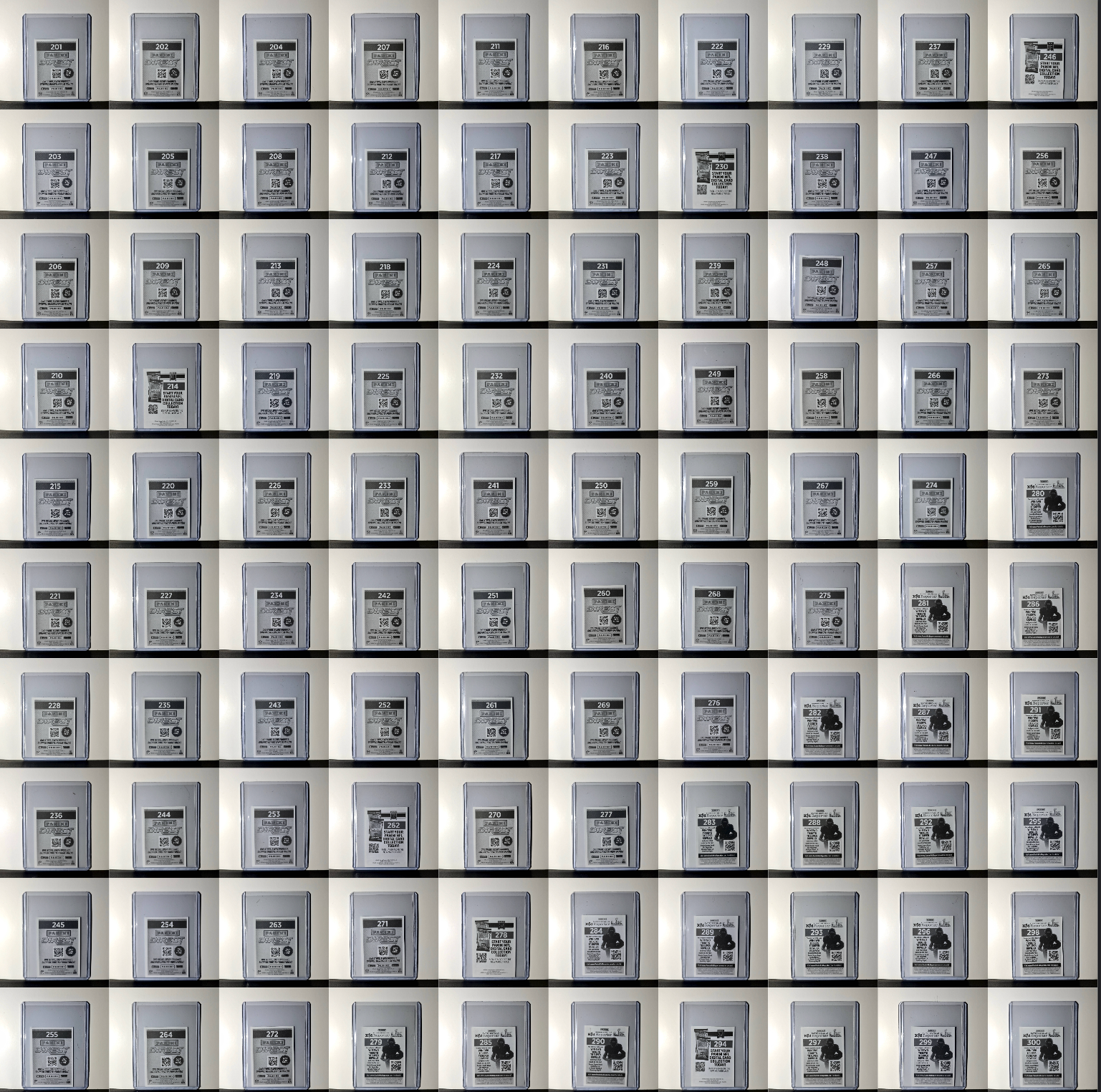 2025 Panini NFL Sticker Collection Complete 564 Football Sticker Set - Toploaded