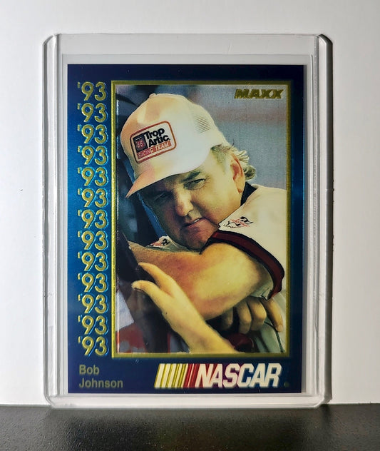 Bob Johnson 1993 Maxx Premier Plus Racing #153 NASCAR Card Cale Yarborough