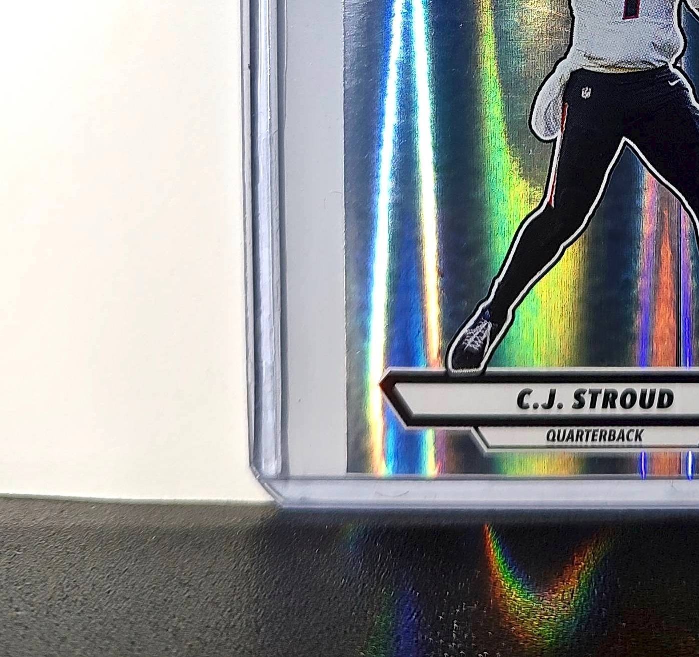 C.J. Stroud 2025 Panini NFL #167 Foil Sticker Houston Texans
