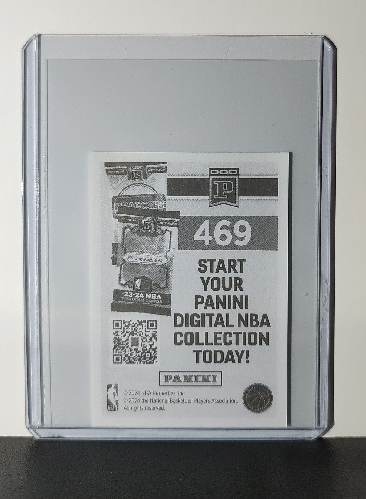 Stephon Castle Rookie 2024-25 Panini NBA #469 Sticker Card San Antonio Spurs