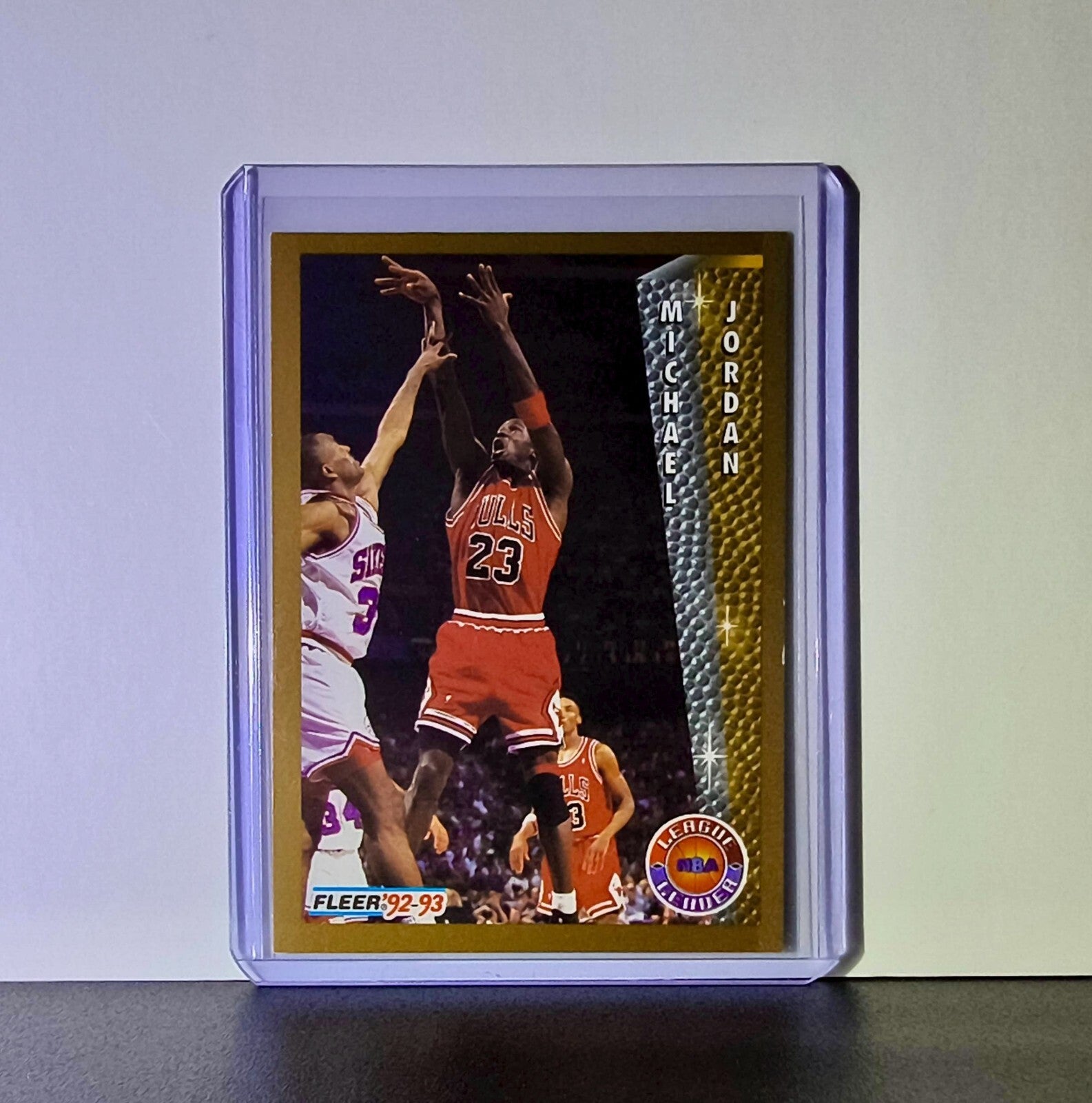 Michael Jordan 1992-93 Fleer League Leader #238 Basketball Card Chicago Bulls