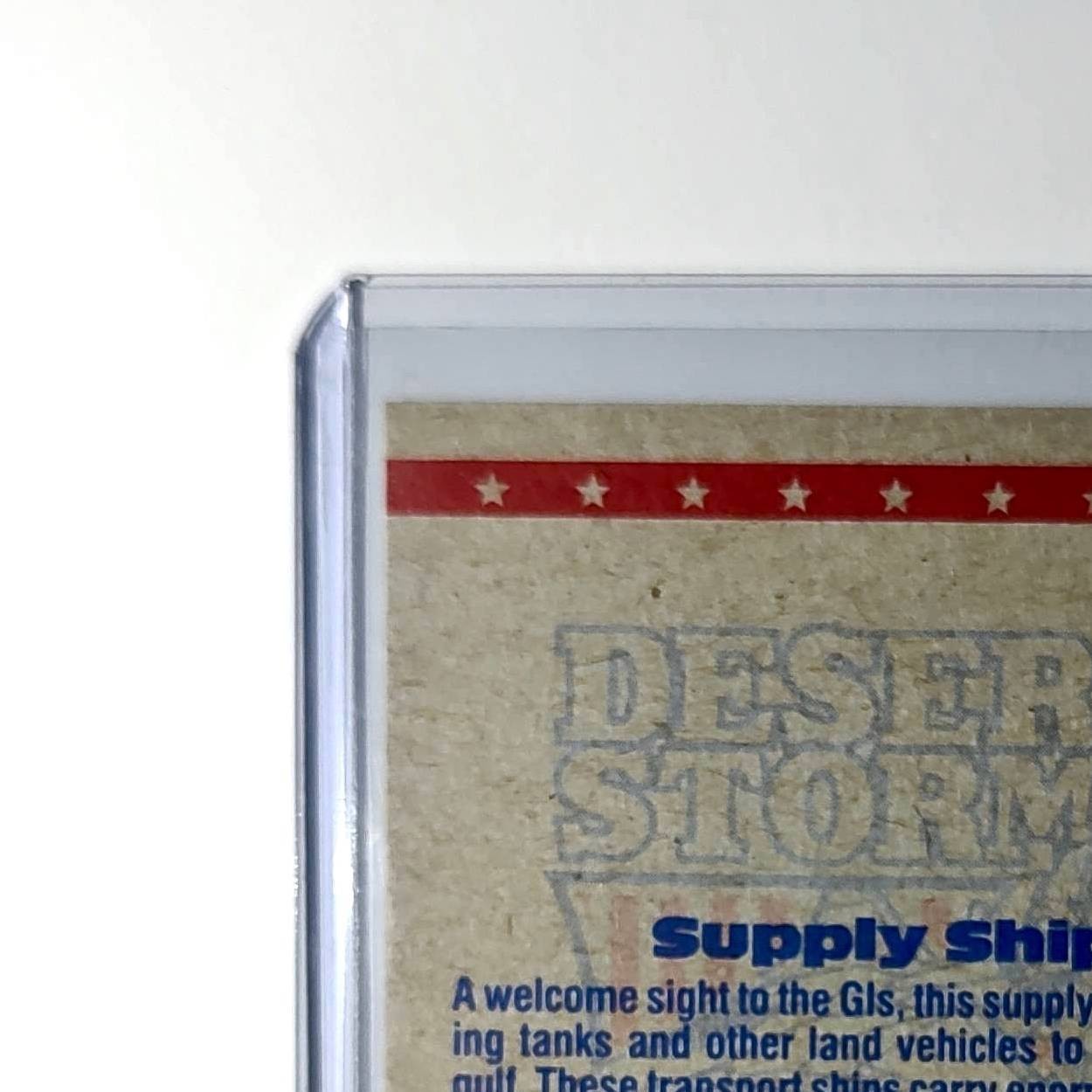 Army Supply Ship 1991 Topps Desert Storm #54 Card