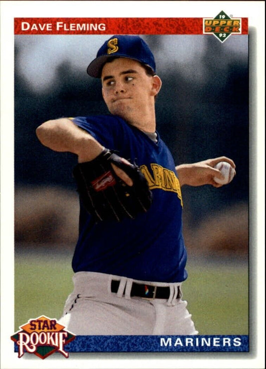 Dave Fleming 1992 Upper Deck MLB #4 Baseball Card Seattle Mariners