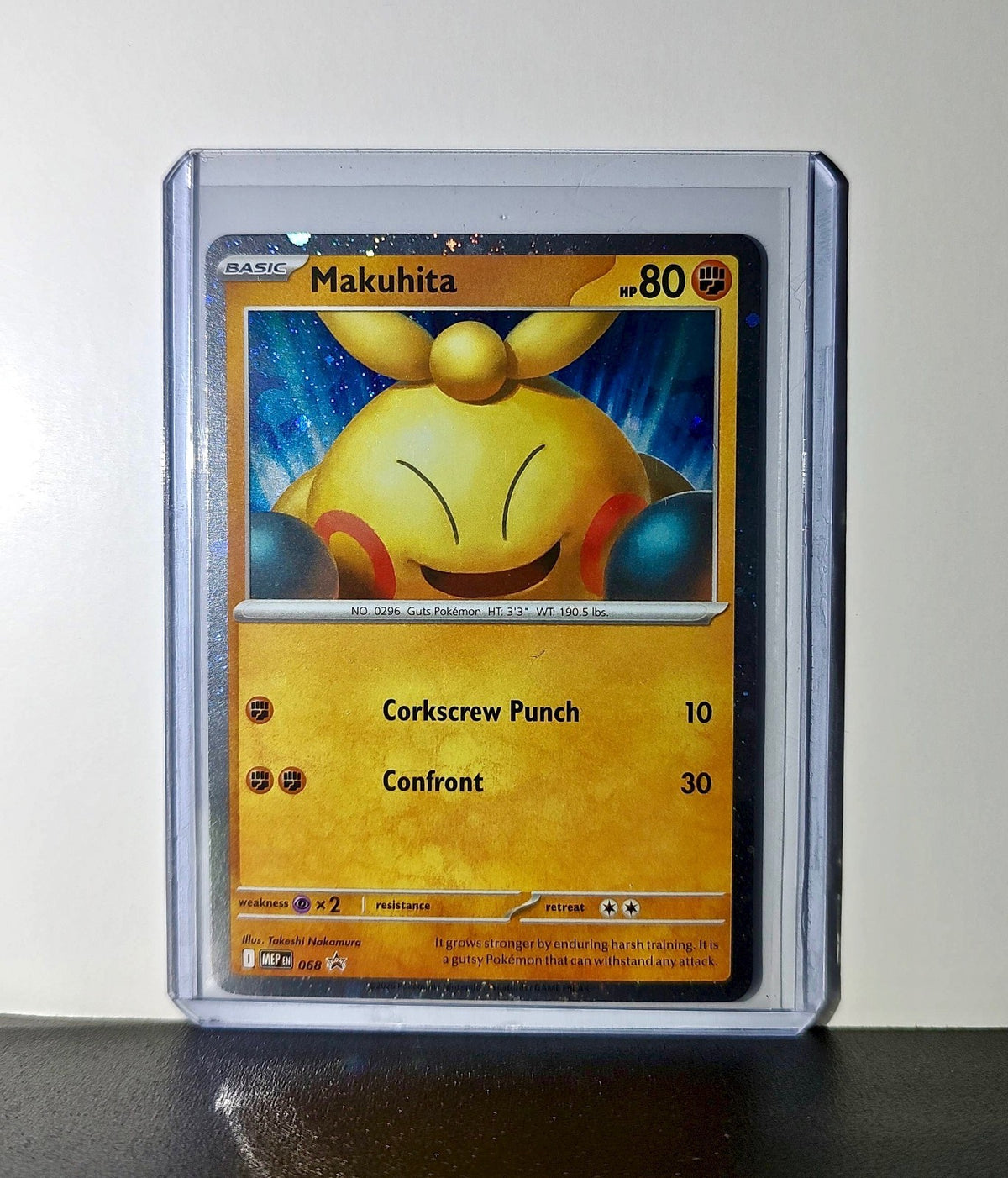 Pokemon Makuhita HP 80 Basic 068 Fighting 2025 Perfect Order Mega Evolution