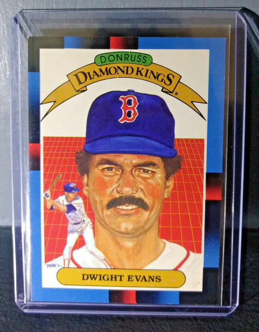 1988 Dwight Evans Donruss Diamond Kings #16 Baseball Card