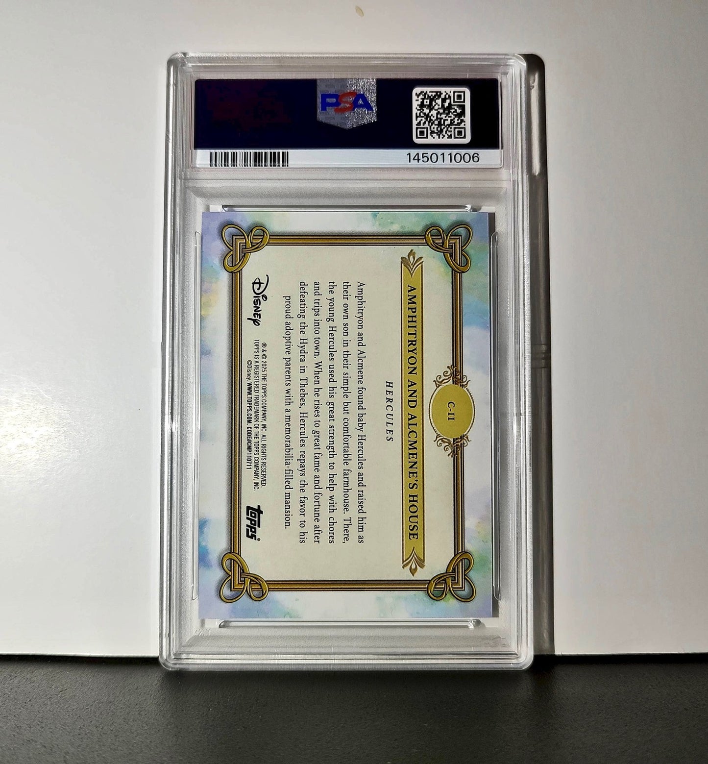 Amphitryon and Alcmene's House 2025 Topps Disney #C-11 Card Hercules PSA 10