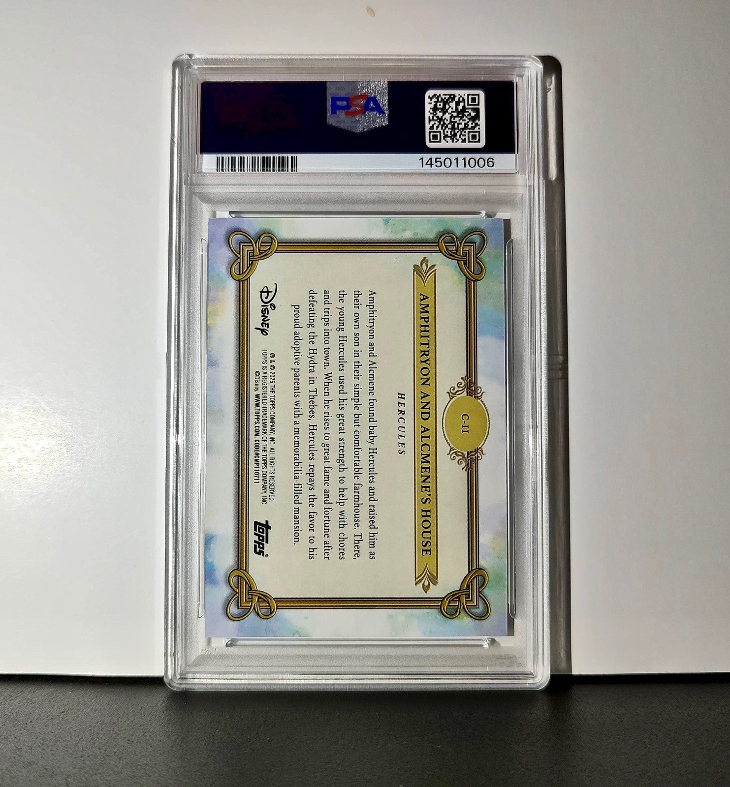 Amphitryon and Alcmene's House 2025 Topps Disney #C-11 Card Hercules PSA 10