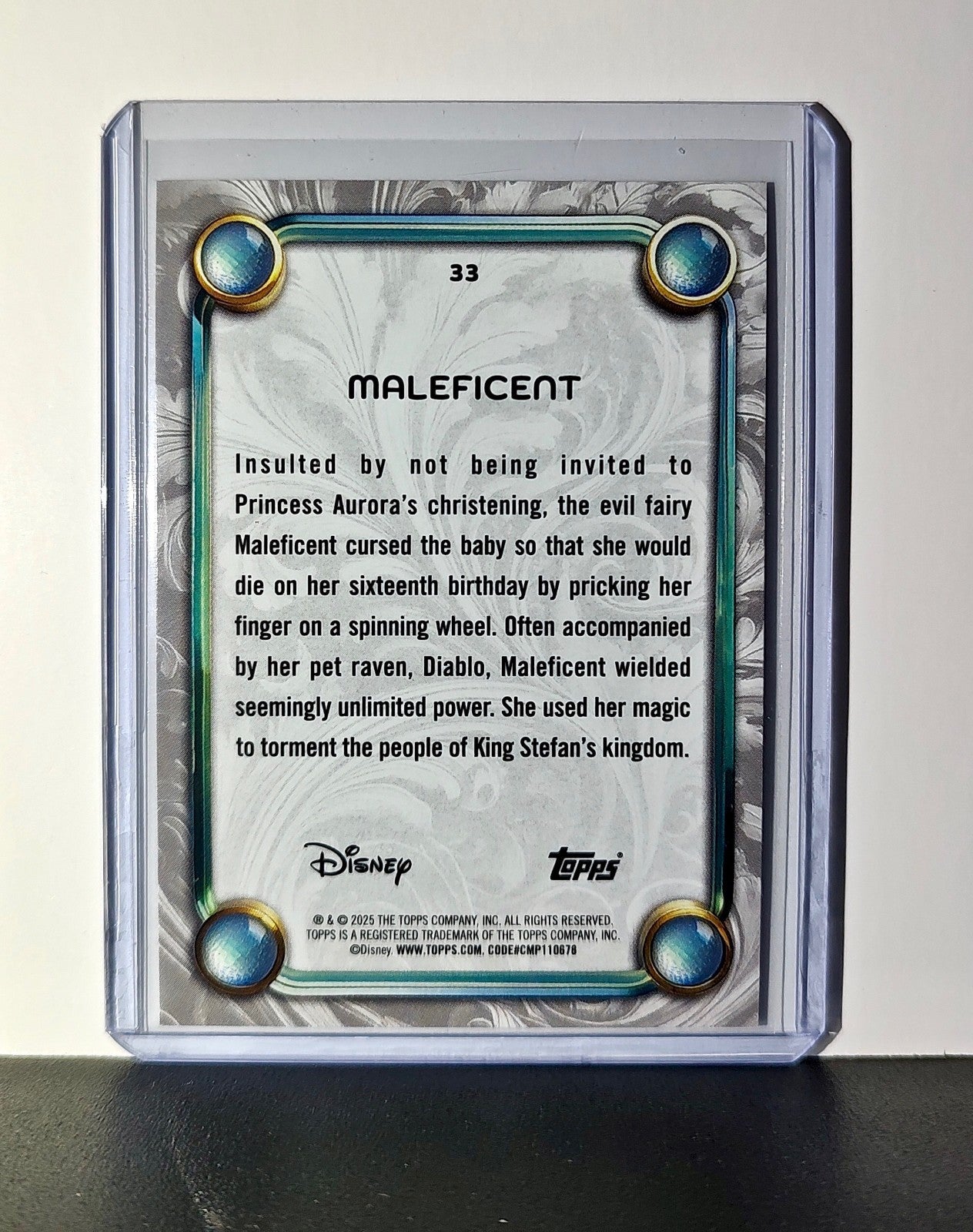Maleficent 2025 Topps Disney Wonder #33 Card Sleeping Beauty