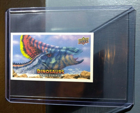 2015 Upper Deck Dinosaurs Canvas Mini Lambeosaurus #52 Trading Card