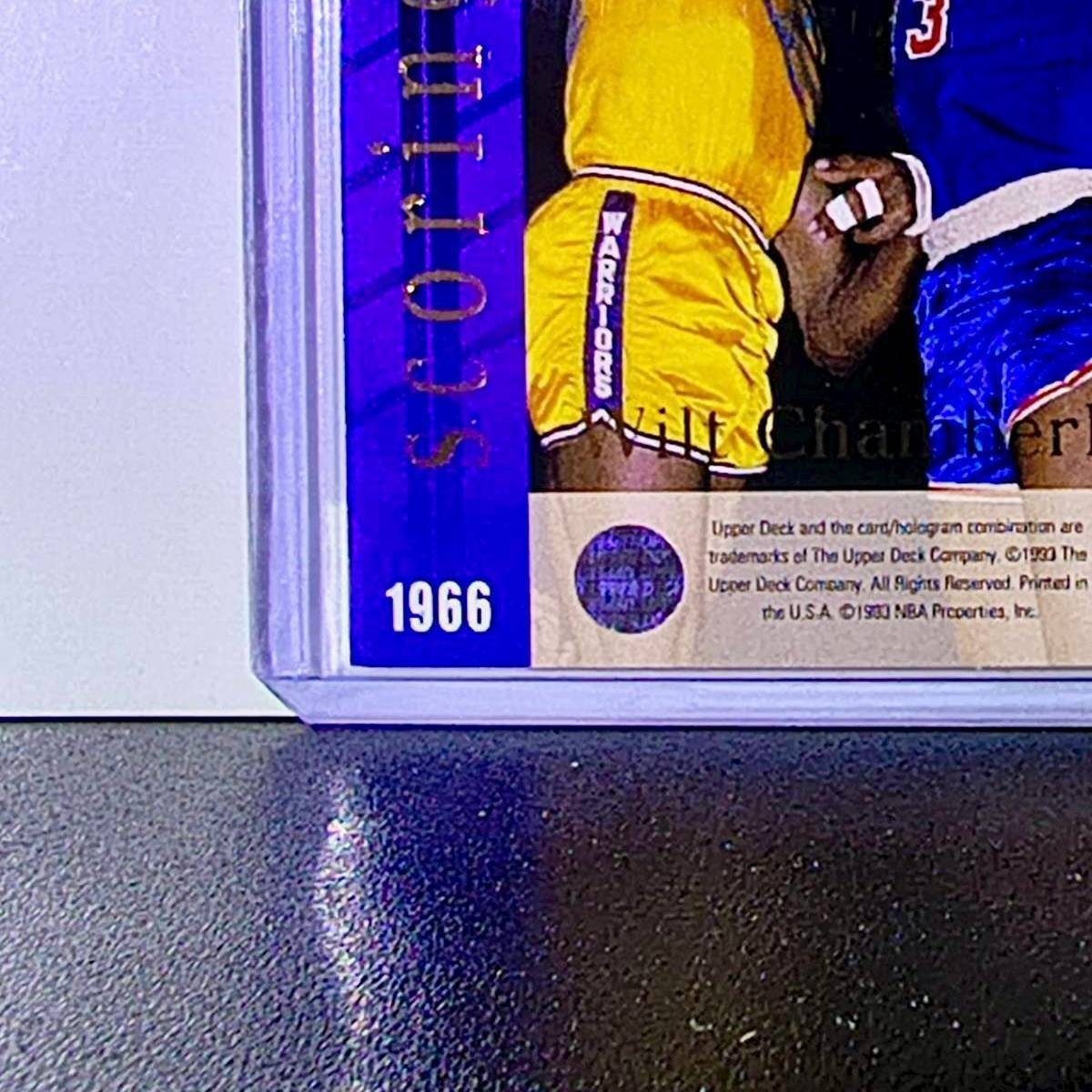 Michael Jordan Wilt Chamberlain 1993-94 Upper Deck Seven Straight SP3 Card Bulls