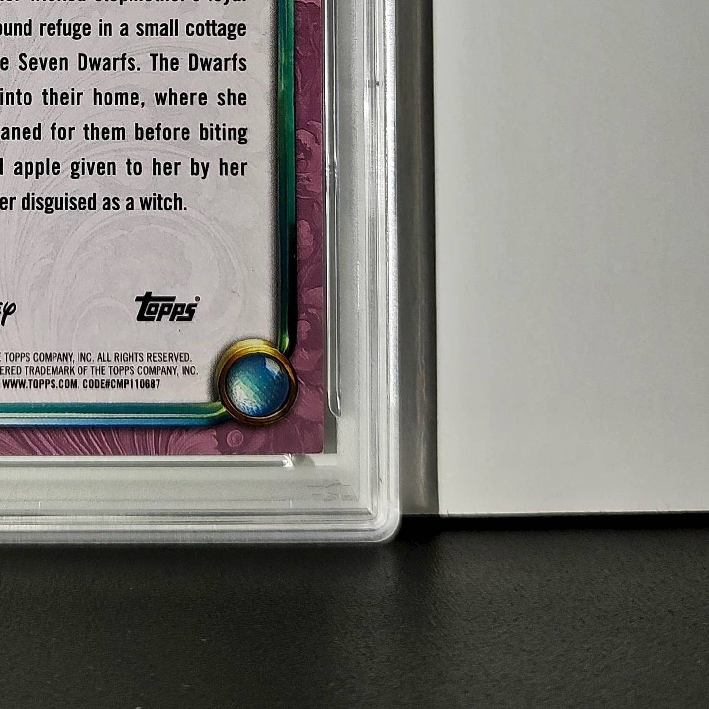 Snow White  2025 Topps Disney Cartoon Princess #151 Card PSA 9