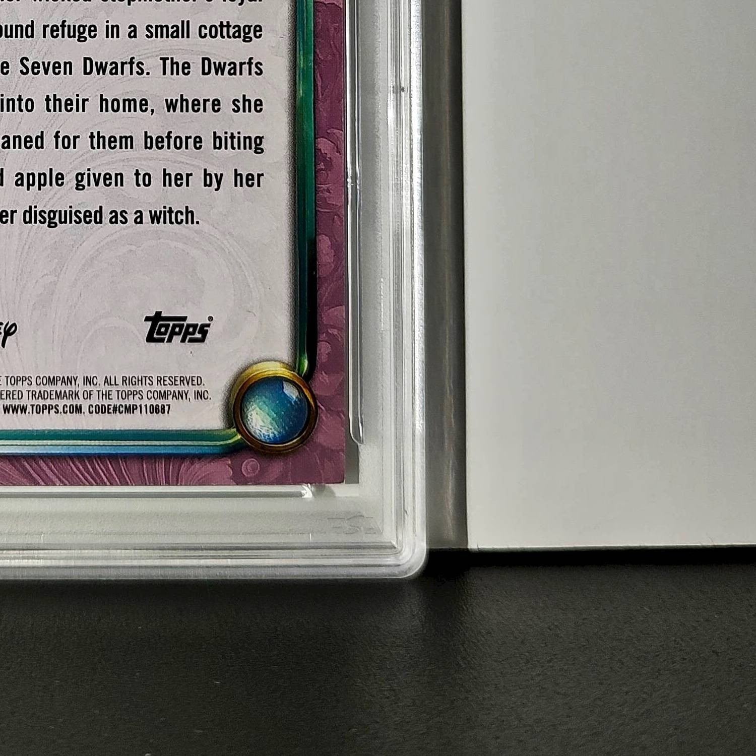 Snow White  2025 Topps Disney Cartoon Princess #151 Card PSA 9