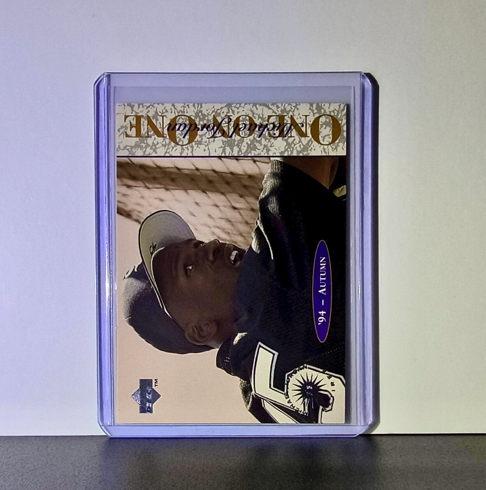 Michael Jordan 1995 Upper Deck Minors One on One #9 Card Chicago Bulls