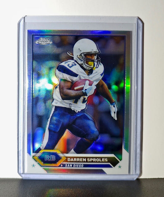 Darren Sproles 2023 Topps Chrome Refractor NFL #31 Card San Diego Chargers