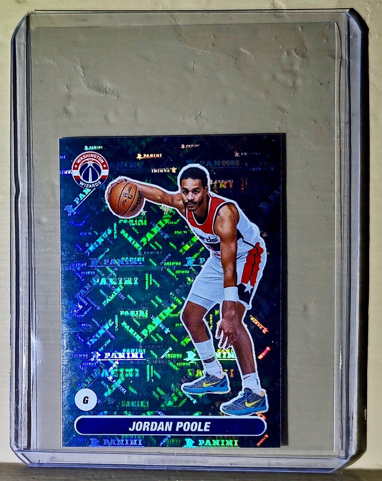 2023-24 Jordan Poole Panini NBA Basketball #284 Sticker Washington Wizards