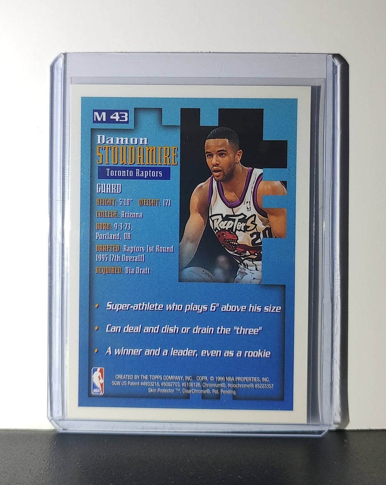 Damon Stoudamire 1995-96 Topps Finest NBA #M43 Mysterly Raptors