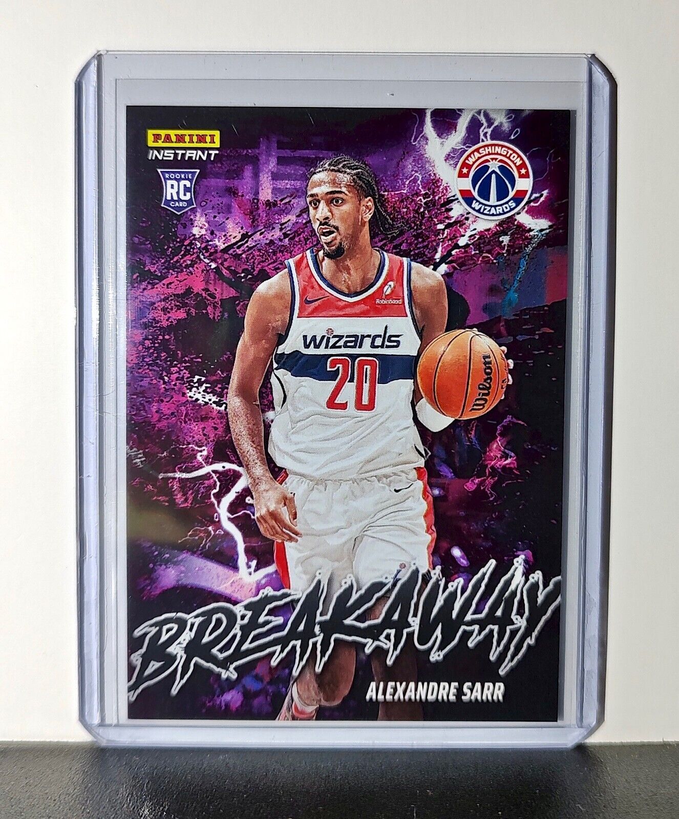 Alexandre Sarr Rookie 2024-25 Panini NBA #2 Breakaway Card Wizards 1/1355