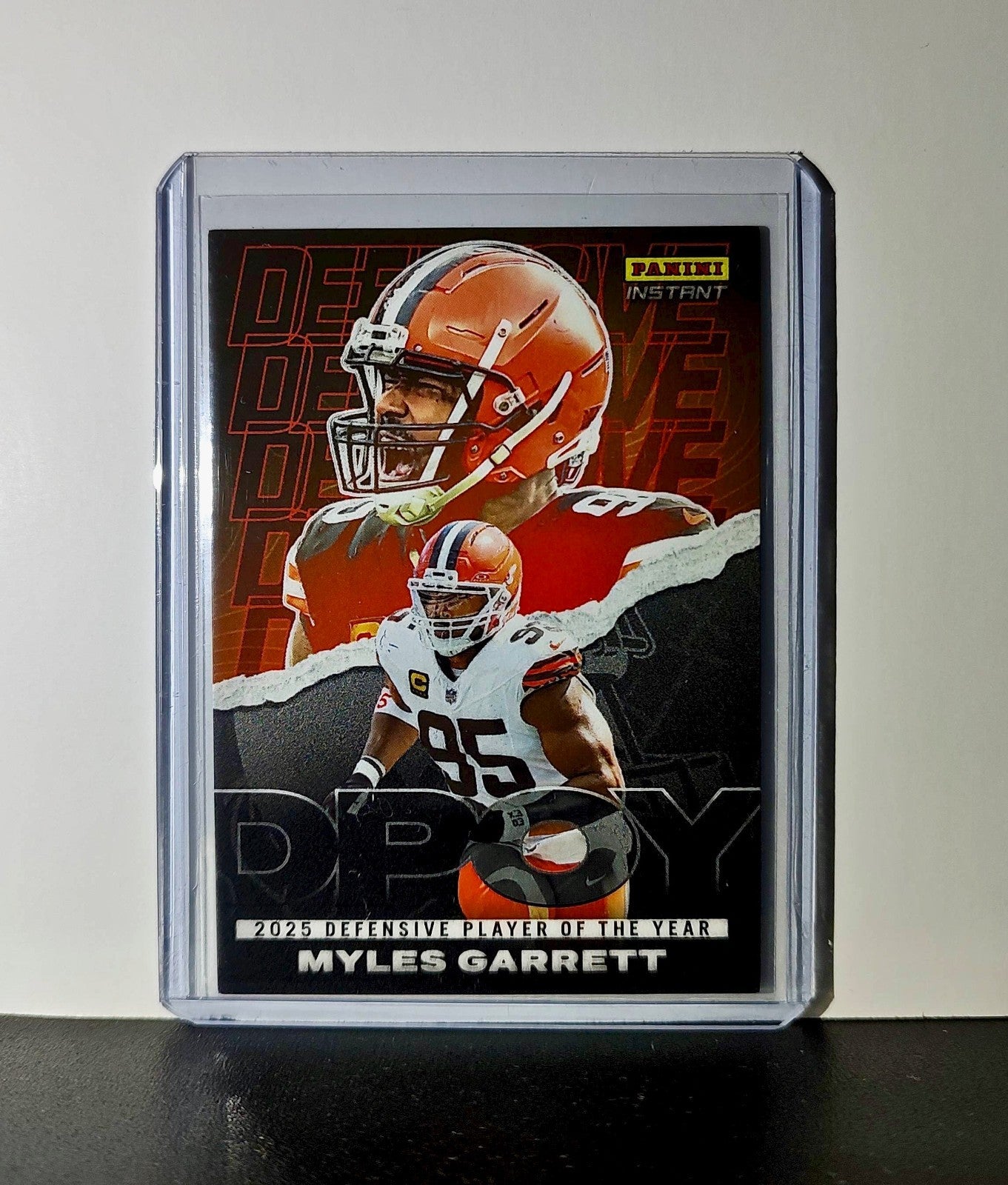 Myles Garrett 2025 Panini NFL Defensive Player of the Year Card Browns 1 of 449