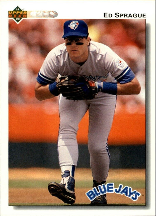 Ed Sprague 1992 Upper Deck MLB #242 Baseball Card Toronto Blue Jays