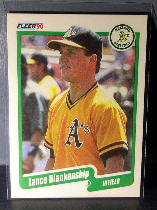 1990 Lance Blankenship Fleer Baseball Card #1