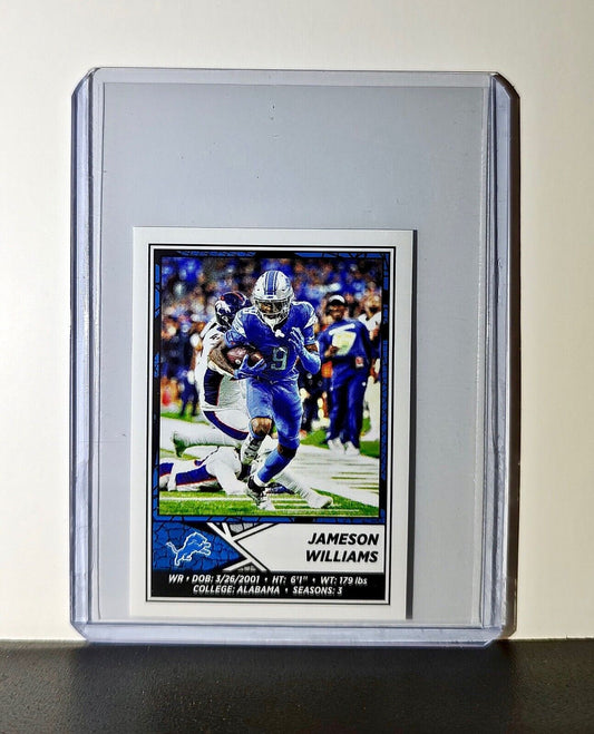 Jameson Williams 2024 Panini NFL Sticker #383 Detroit Lions