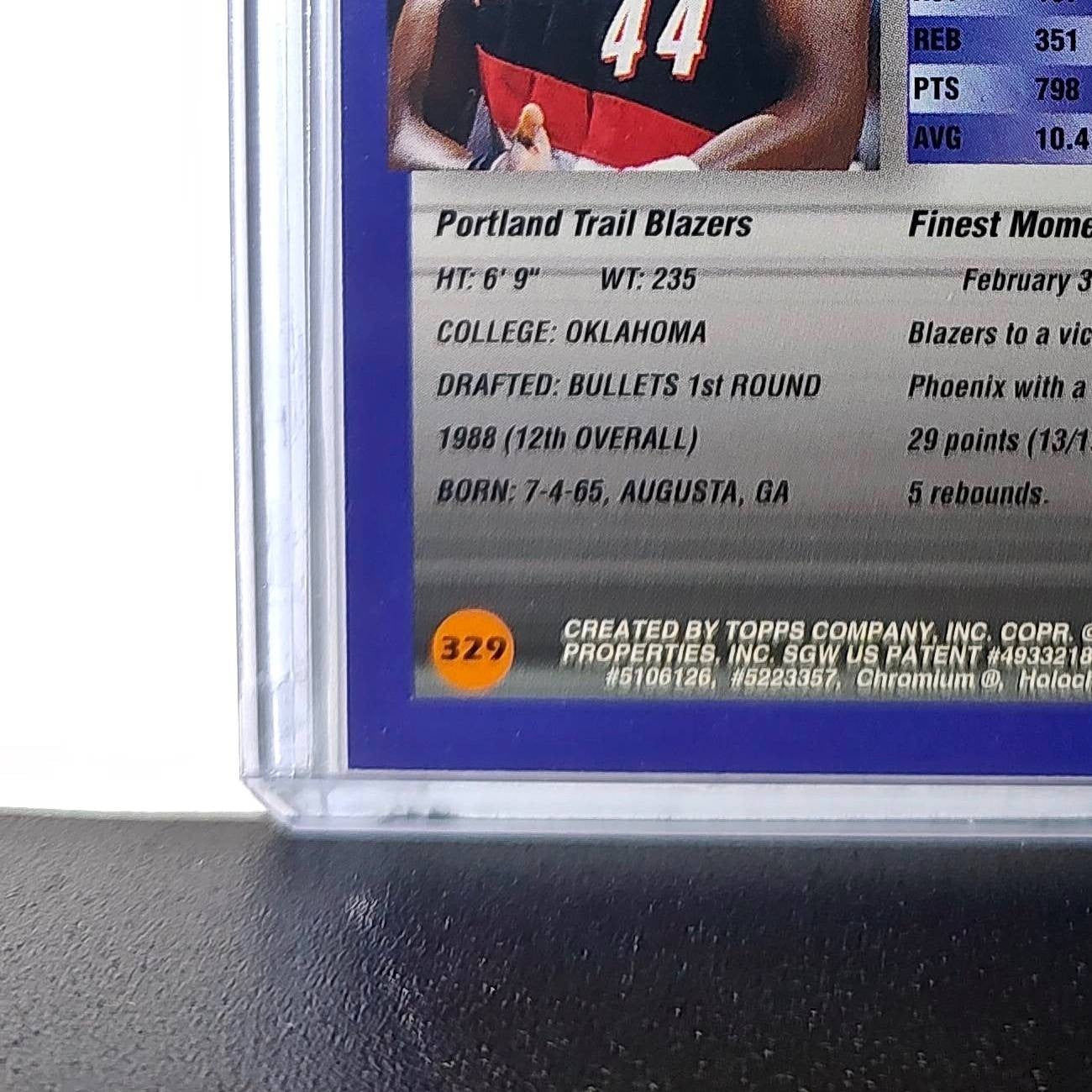 Harvey Grant 1994-95 Topps Finest #329 Basketball Card