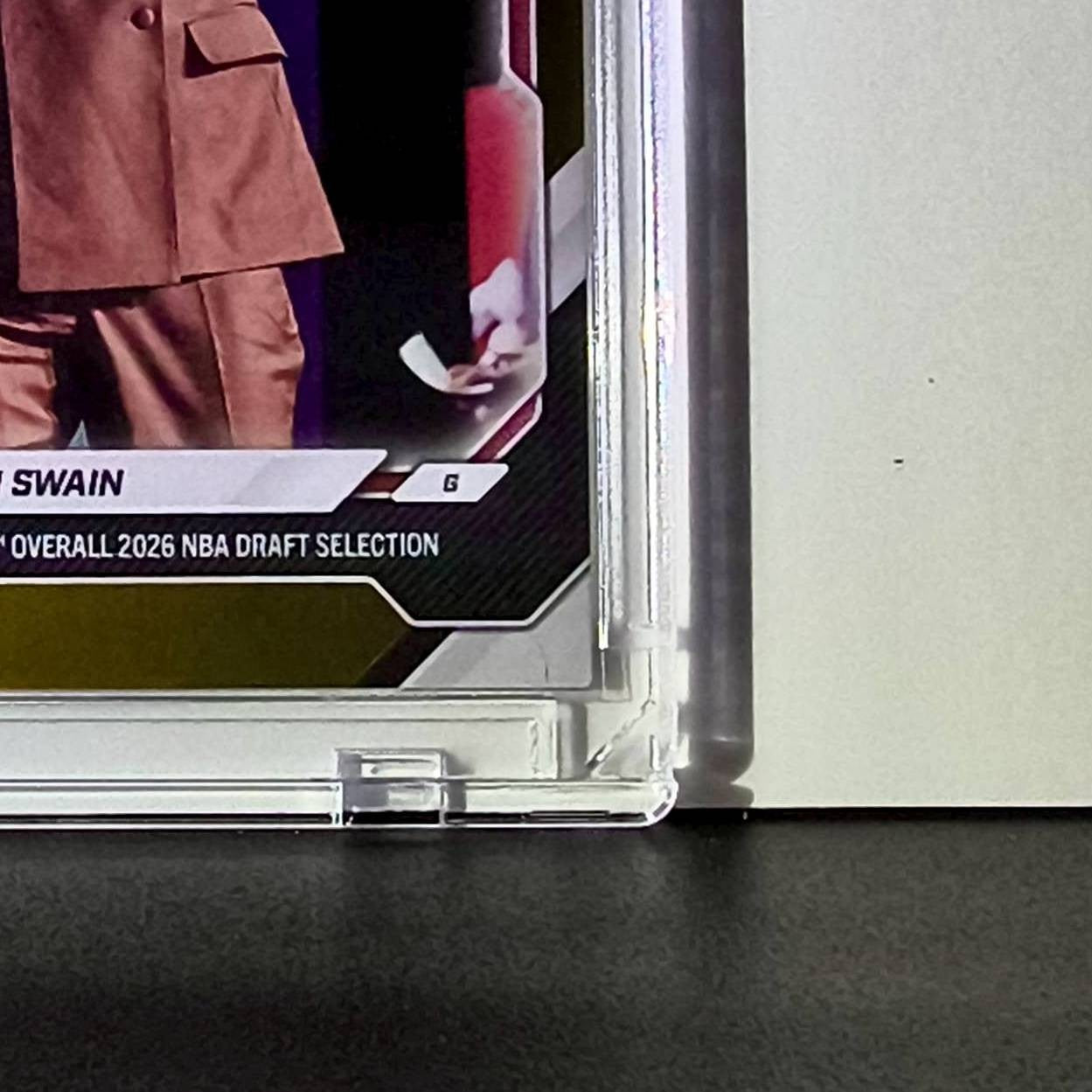 Dailyn Swain Rookie 2026-27 Topps NBA Draft #DSWA Gold Foil 43/50 Card Bulls
