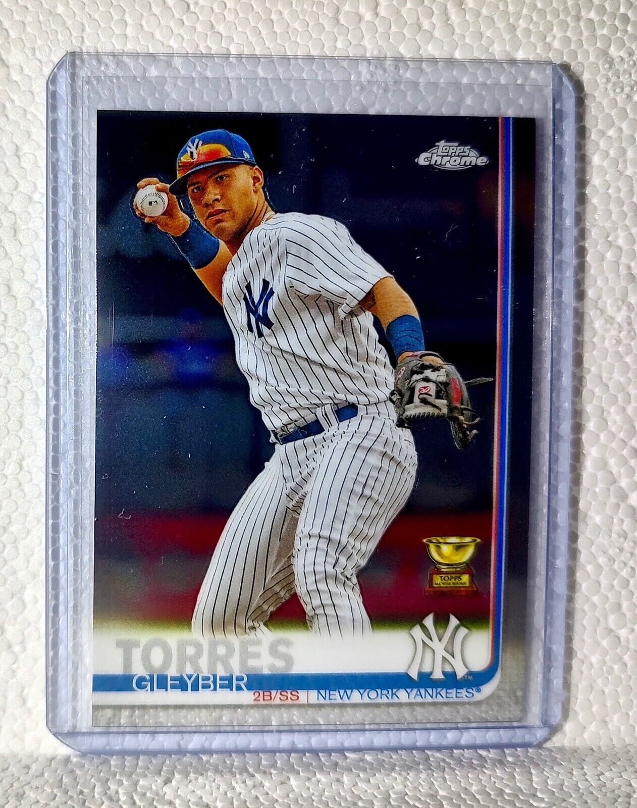 Torre Gleyber 2019 Topps MLB #86 Chrome Baseball Card New York Yankees