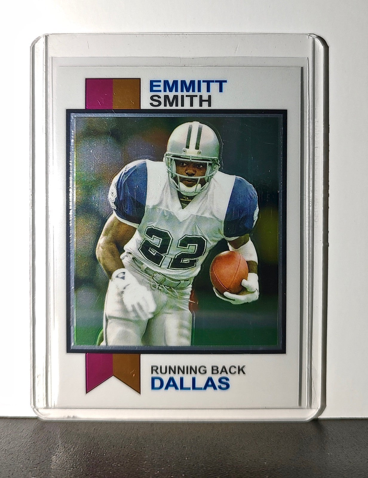 Emmitt Smith 2023 Topps 1973 NFL #1973-8 Card Dallas Cowboys