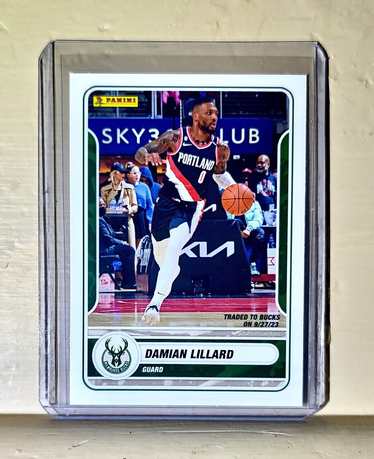 Damian Lillard 2023-24 Panini NBA Basketball #33 Card Milwaukee Bucks