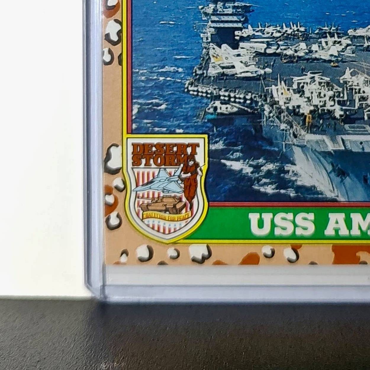 USS America 1991 Topps Desert Storm #57 Card