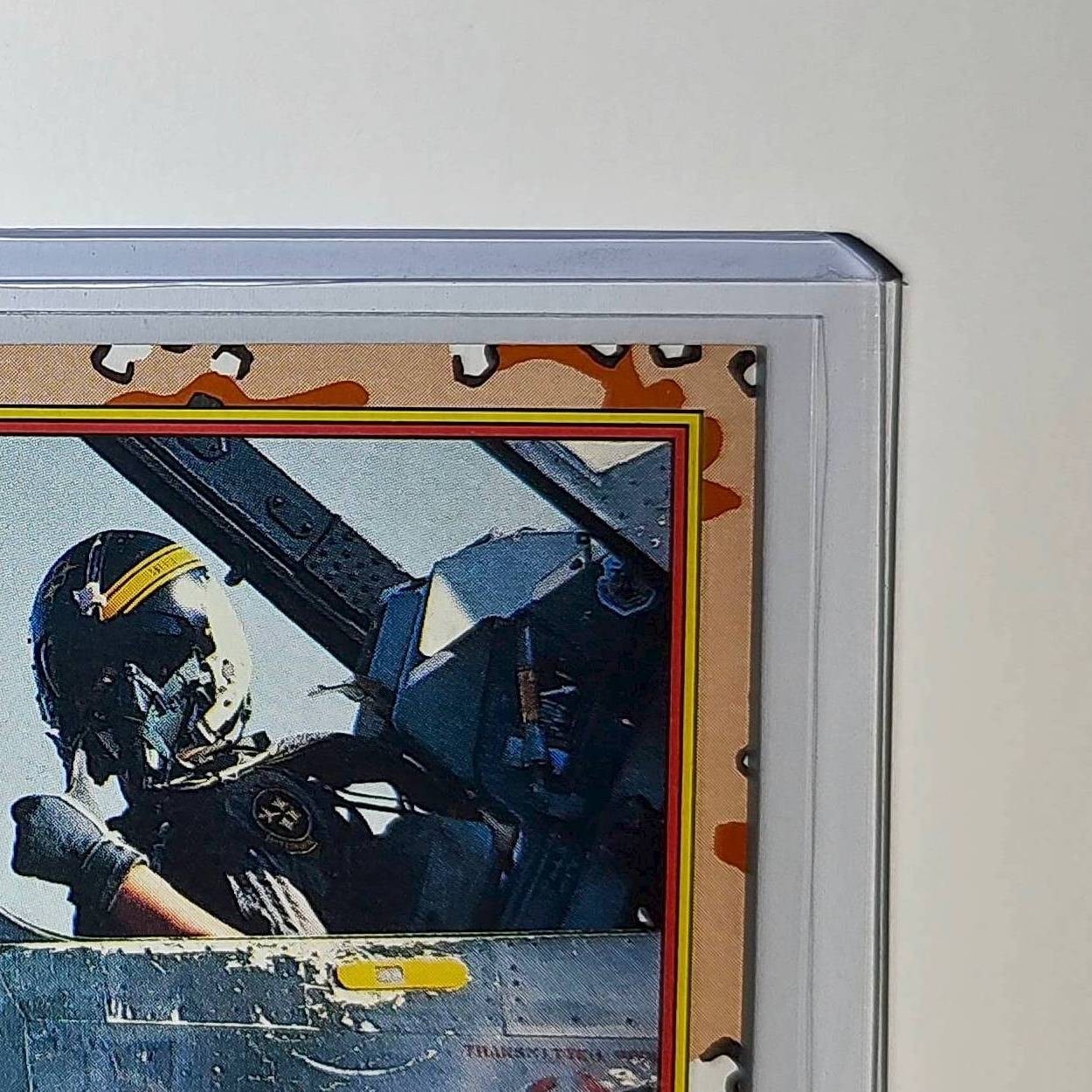 Ready in the Cockpit 1991 Topps Desert Storm #75 Card
