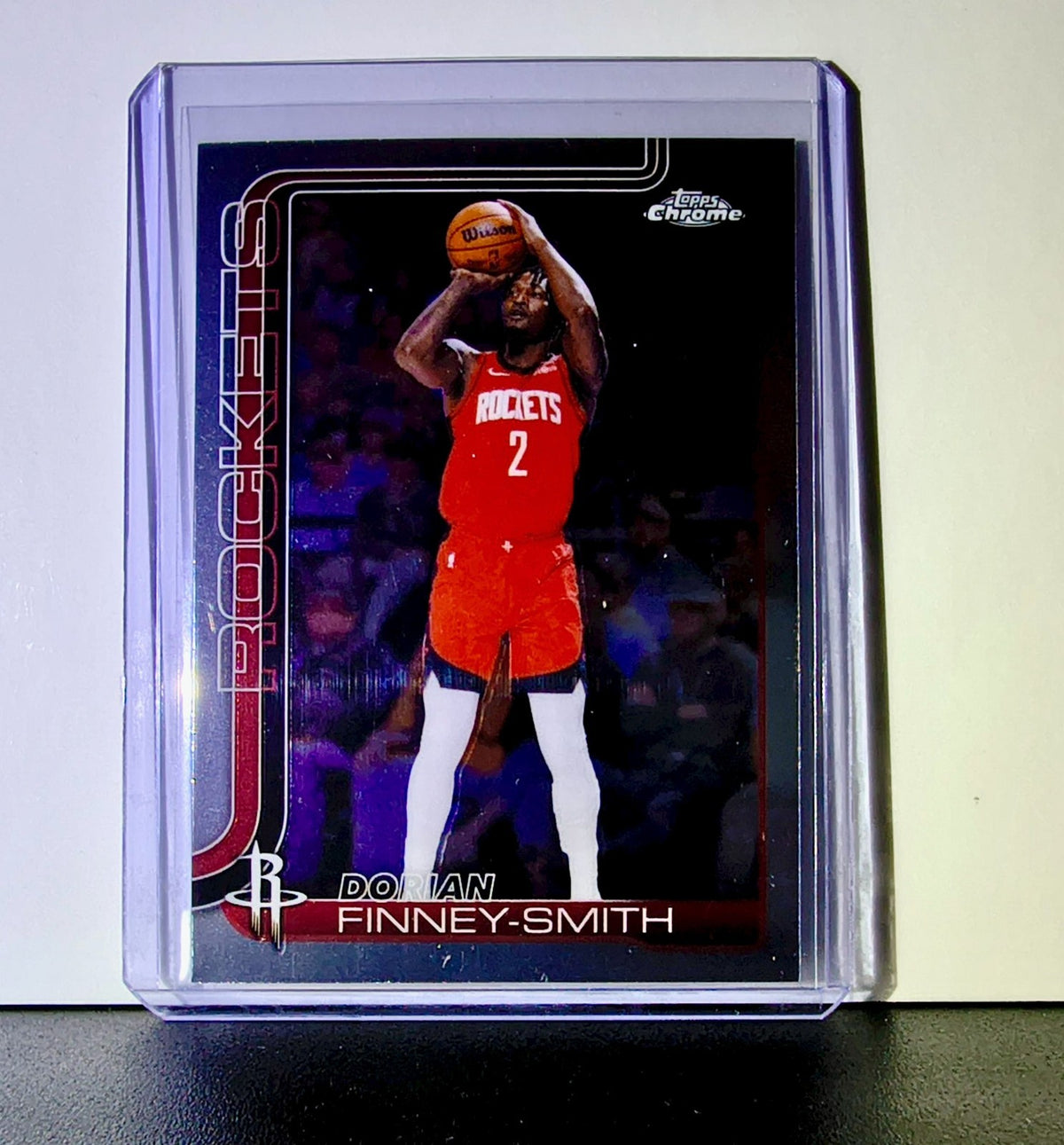 Dorian Finney-Smith 2025-26 NBA Topps Chrome Update #129 Card Houston Rockets
