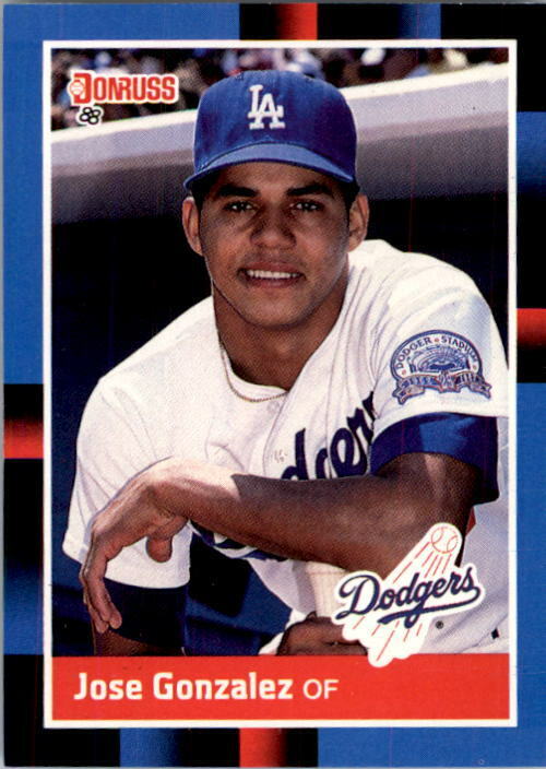 1988 Jose Gonzalez Donruss Baseball Card #341