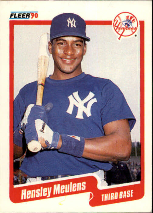 1990 Hensley Meulens Fleer Baseball Card #449