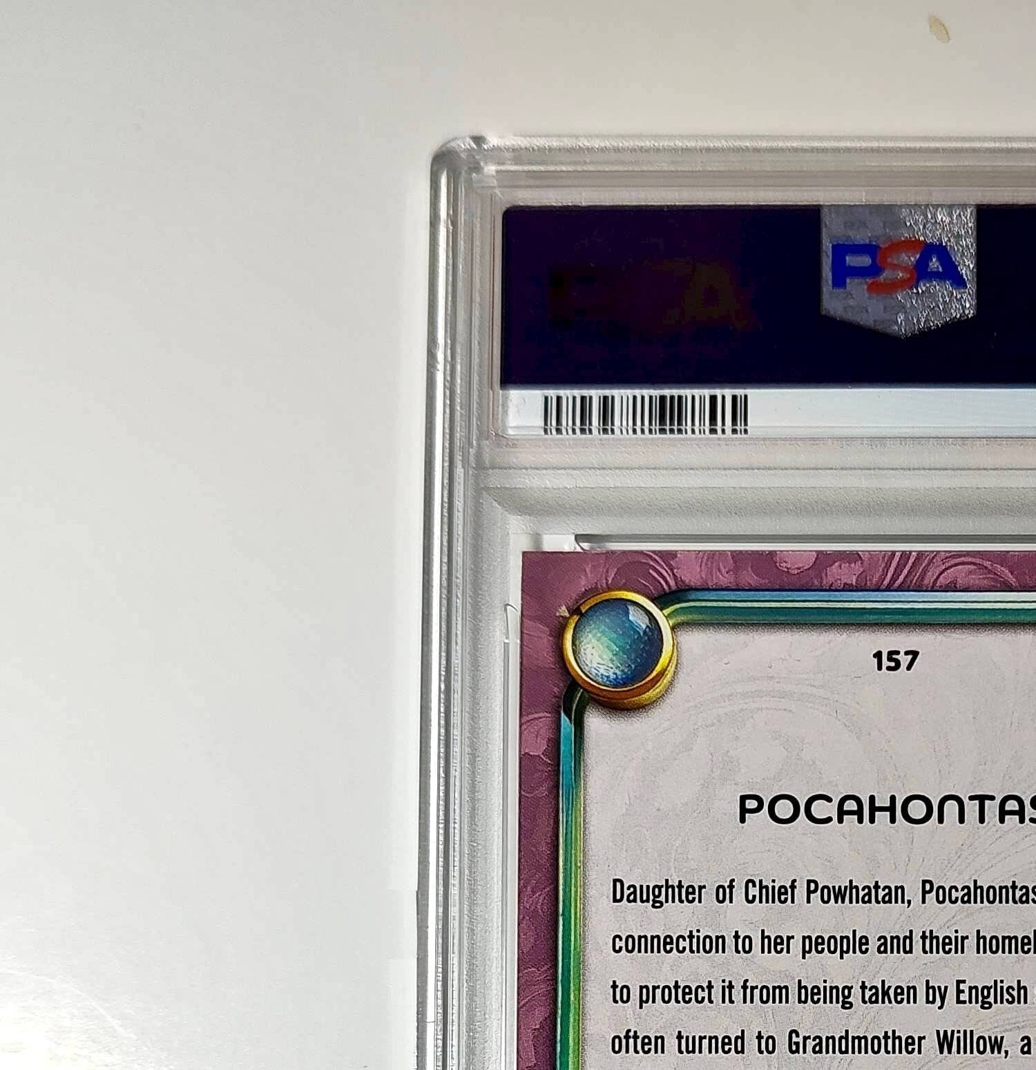 Pocahontas 2025 Topps Disney Cartoon Princess #157 Card Pocahontas PSA 9 MT