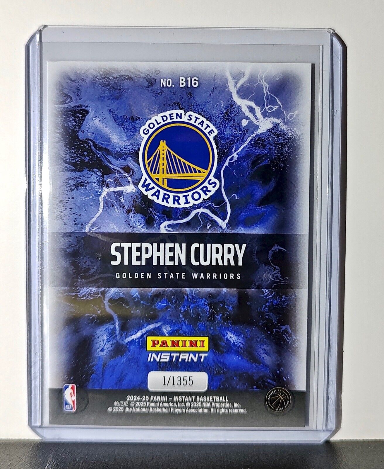 Stephen Curry 2024-25 Panini NBA #16 Breakaway Basketball Card Warriors 1/1355