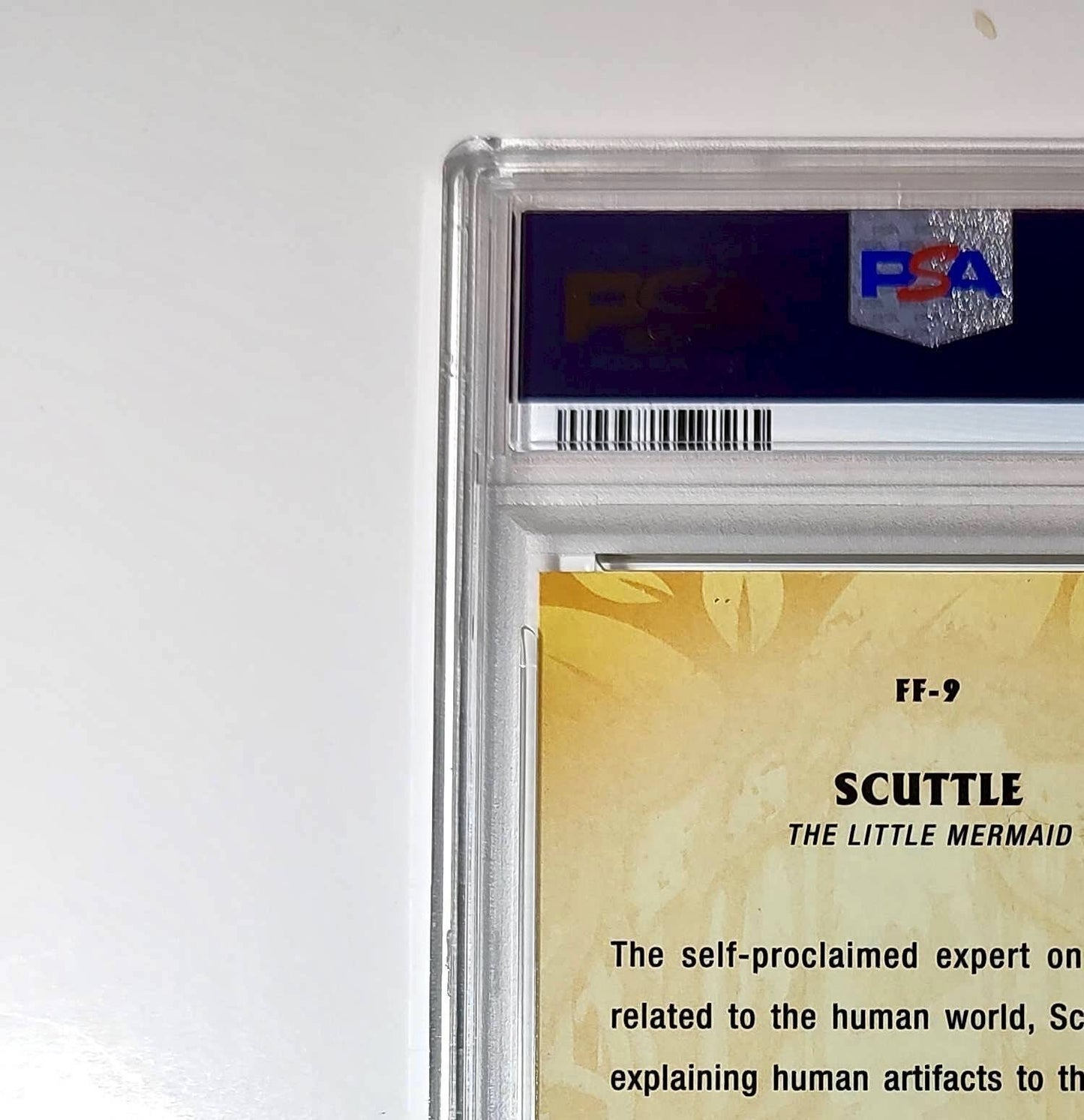 Scuttle 2025 Topps Disney #FF-9 Furry Friends Card The Little Mermaid PSA 9 Mint