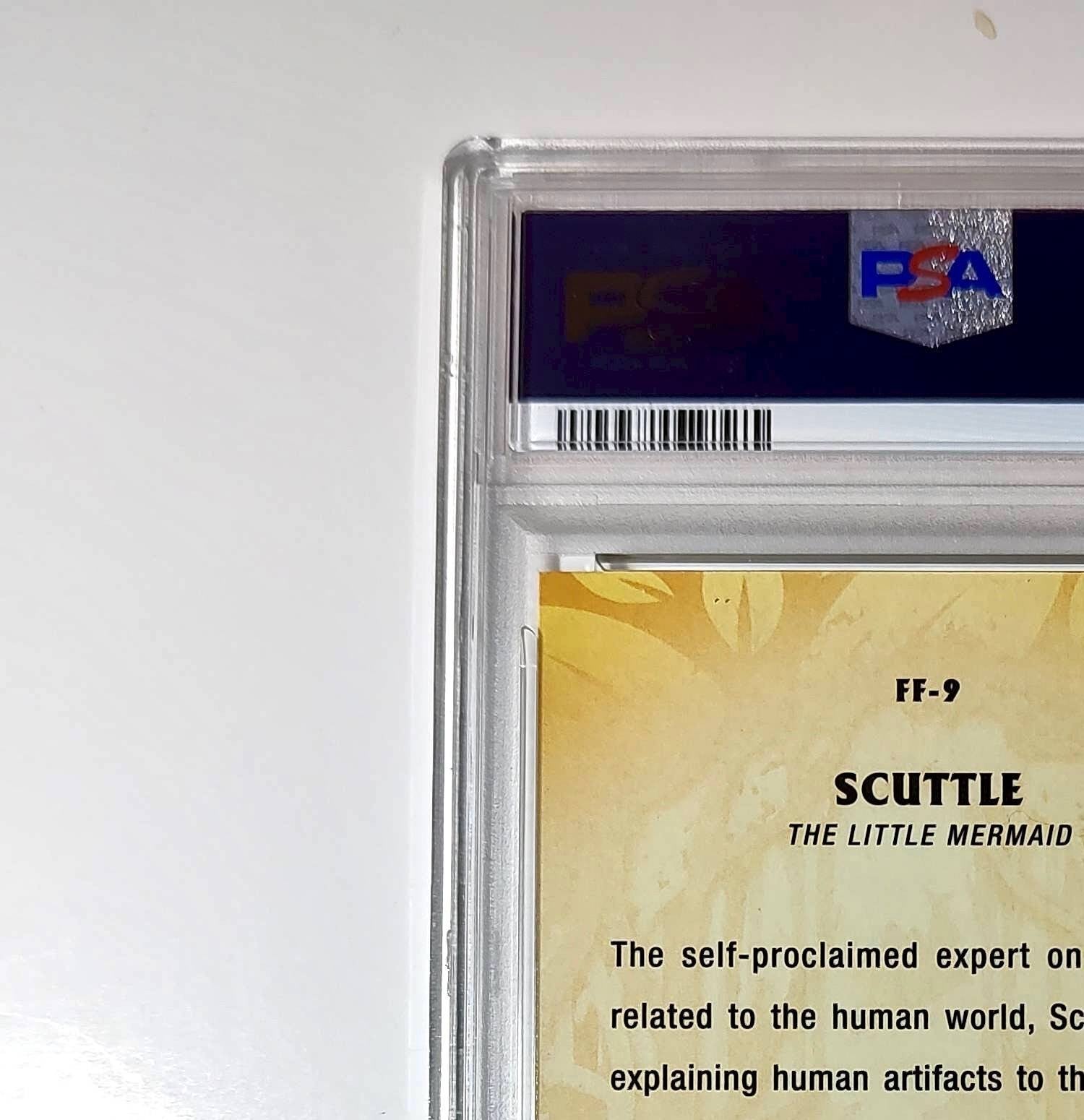 Scuttle 2025 Topps Disney #FF-9 Furry Friends Card The Little Mermaid PSA 9 Mint