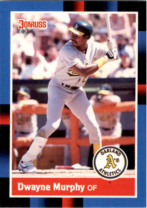 1988 Dwayne Murphy Donruss Baseball Card #405