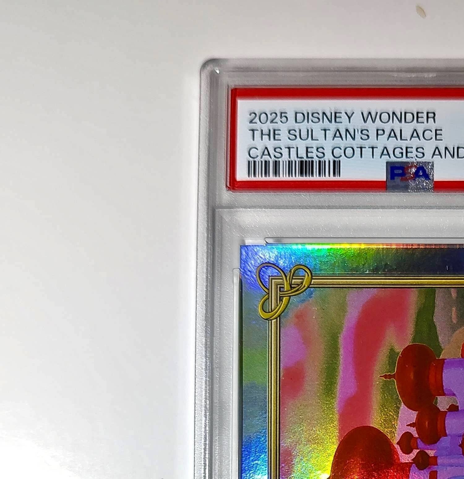 The Sultan's Palace 2025 Topps Disney #C-10 Card Aladdin PSA 9