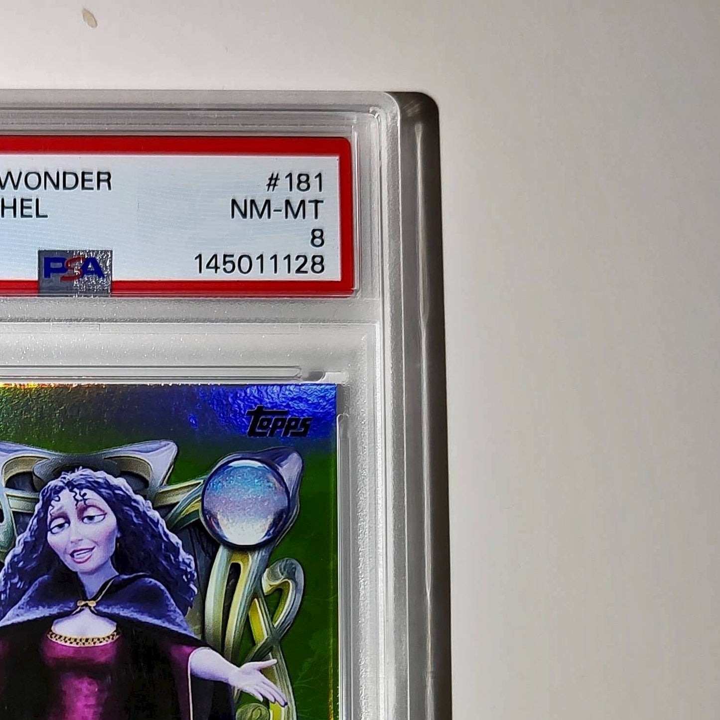 Mother Gothel 2025 Topps Disney Wonder #181 Card Tangled PSA 8
