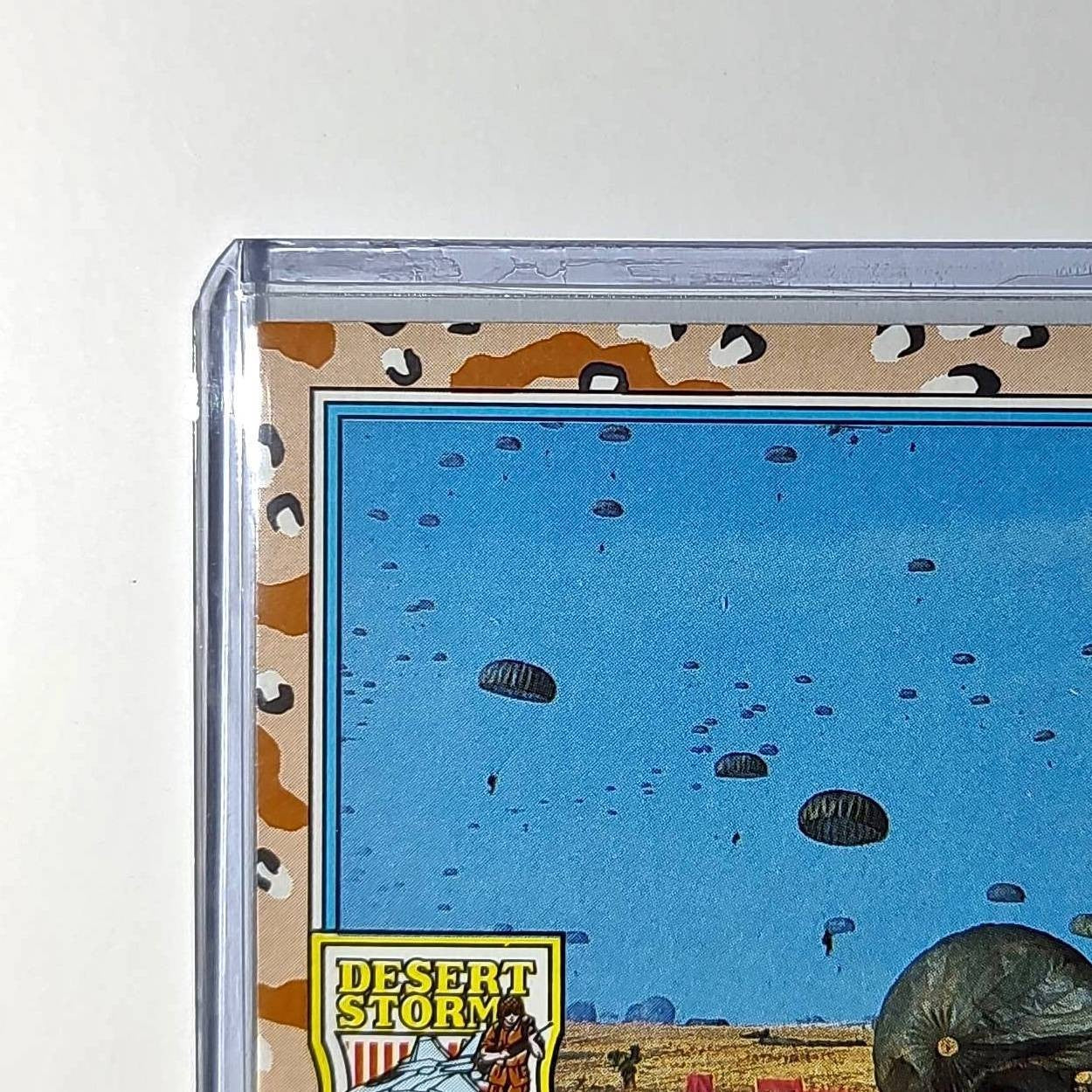 Paratroopers Land 1991 Topps Desert Storm #162 Card